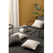 Set 2 fete perna exterior, interior gri Daya 45x2.3x45 cm