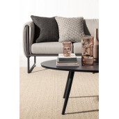 Set 2 fete perna exterior, interior gri Daya 45x2.3x45 cm