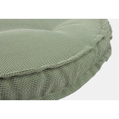 Set 4 perne podea textil verde Ø40x4h