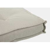 Set 4 perne podea textil bej 40x40x4h