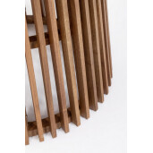 Masa lemn acacia maro Rodano Ø120x74h
