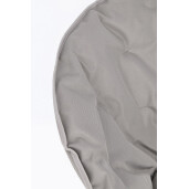 Fotoliu pliabil cadru din otel si perna textil gri Rock 65 cm x 75 cm x 80 h x 42 h1