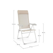 Set 4 scaune gradina Cayo 57x65x110h
