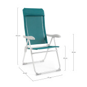 Set 4 scaune gradina octane Cayo 57x65x110h