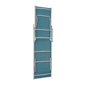 Set 4 sezlonguri albastru gri Cayo 181x55.5x90 cm