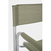 Set 2 scaune gradina aluminiu textilena verde olive Cayo 57x47x79h