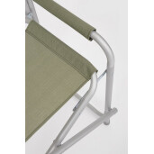 Set 2 scaune gradina aluminiu textilena verde olive Cayo 57x47x79h