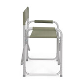 Set 2 scaune gradina aluminiu textilena verde olive Cayo 57x47x79h