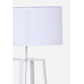Lampadar fier cu abajur alb Mathis Ø 40 cm x 156 h