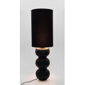 Lampadar metal textil albastru Ikeru Ø30x100h