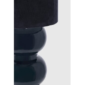 Lampadar metal textil albastru Ikeru Ø30x100h