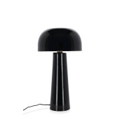 Veioza metal negru Kink Ø32x57h