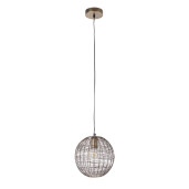 Set 2 lustre metal cupru Inay 25x100 cm