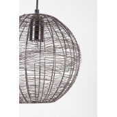 Set 2 lustre metal negru Inay 25x100 cm