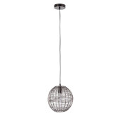 Set 2 lustre metal negru Inay 25x100 cm