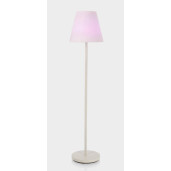 Lampadar incarcare solara otel alb Ø34x150h