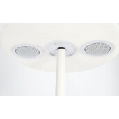 Lampadar incarcare solara otel alb Ø34x150h