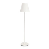 Lampadar incarcare solara otel alb Ø34x150h