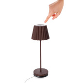 Veioza cu led otel maro Artika 12.5x36 cm