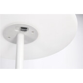 Lampadar alb  uz interior, exterior cu led Yoku Ø40x166h