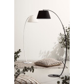 Lampadar alb  uz interior, exterior cu led Blomus Ø43x180h