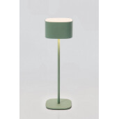 Veioza metal verde cu led Naimi Ø8x26h