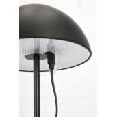 Veioza metal negru cu led Beren Ø13x28h