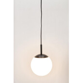 Set 2 lustre metal sticla Delphine 15x22 cm
