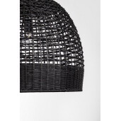 Lustra ratan negru Siwa 53x48.5 cm