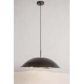 Lustra metal negru Mandla 60.5x25 cm