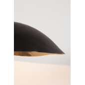 Lustra metal negru Mandla 60.5x25 cm