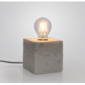 Veioza marmura Mandla 12x12x25 cm