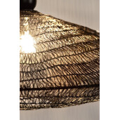 Candelabru metal negru Odissa Ø86x47h