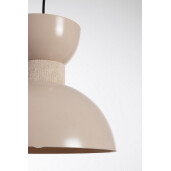 Lustra metal bej Jabalpur 30x25 cm