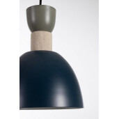 Lustra metal albastru Jabalpur 21x25 cm