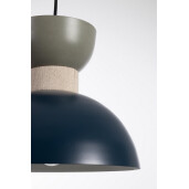 Lustra metal albastru verde Jabalpur 30x25 cm