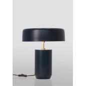 Veioza metal albastru Kaithal Ø31x35h