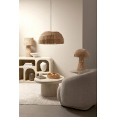 Set 2 veioze iarba mare natur Bagan 39x54 cm