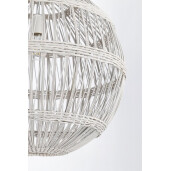 Lustra ratan alb Praia 50.5x47 cm