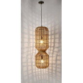 Lustra ratan natur Malabo 25x77.5 cm