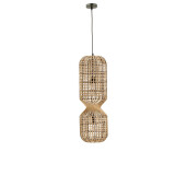 Lustra ratan natur Malabo 25x77.5 cm
