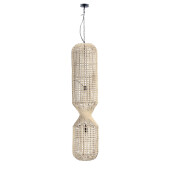 Lustra ratan bej Malabo 30.5x132 cm