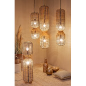Lampadar ratan bej Malabo 30x135 cm
