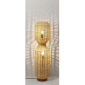 Lampadar ratan bej Malabo 25x104 cm