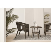 Set 3 veioze incarcare solara otel multicolor Noriko Ø18x27,5h