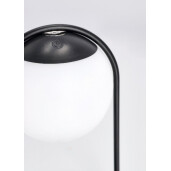 Veioza uz interior, exterior alba neagra Pansy Ø13,5x21h