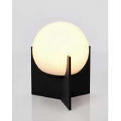 Veioza uz interior, exterior alba neagra Cardamom 12x11x16h