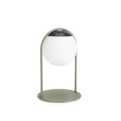 Veioza uz interior, exterior verde neagra PansyØ13,5x21h