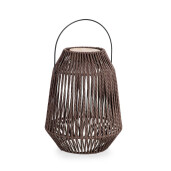 Felinar led otel gri sfoara maro Taiki Ø25,5x33h