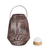 Felinar led otel gri sfoara maro Taiki Ø25,5x33h